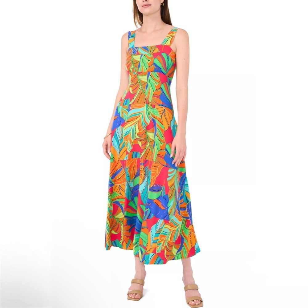 1.State TropicalPrint Maxi Dress Women’s Sz 1X